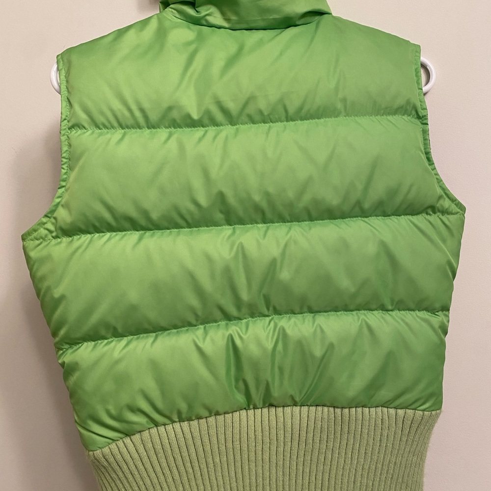 Vintage Tommy Bubble vest in like green